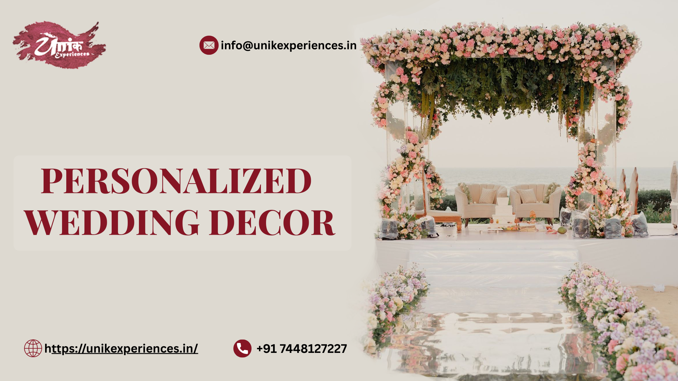 personalized wedding decor